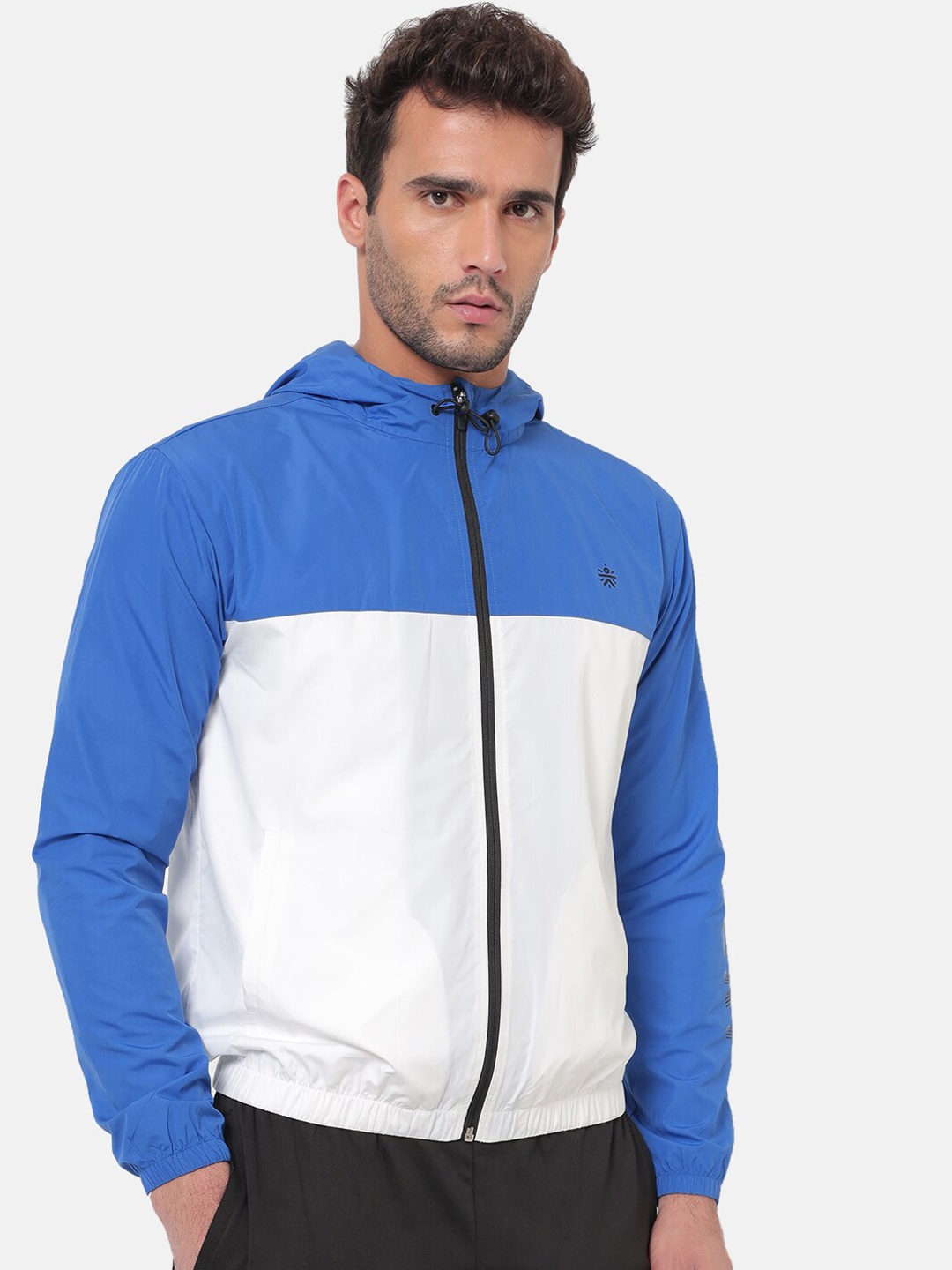 

Cultsport Colourblocked Water Resistant JacTEC Lifestyle Jacket, Blue