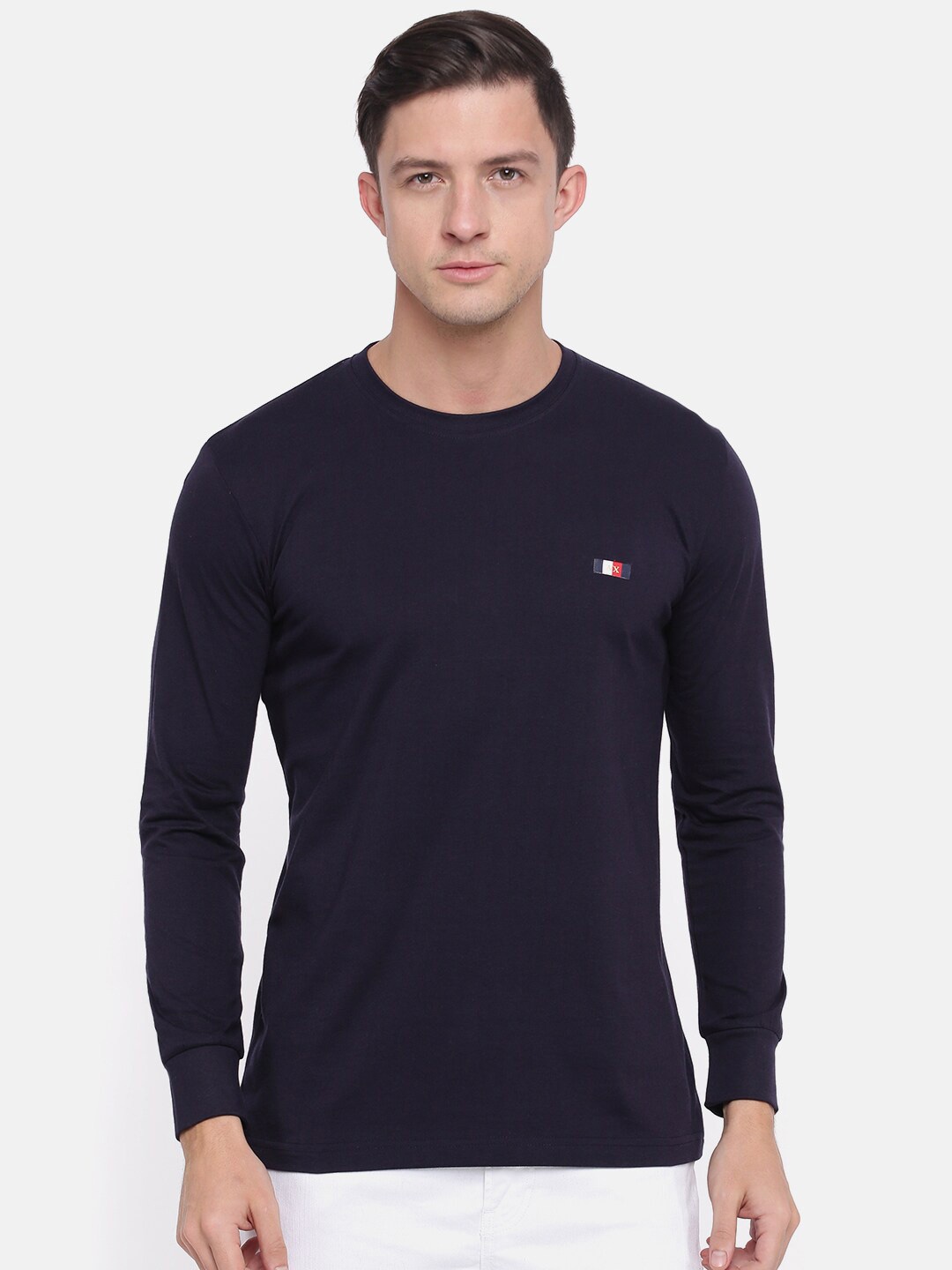 

ACTIMAXX Men Navy Blue T-shirt