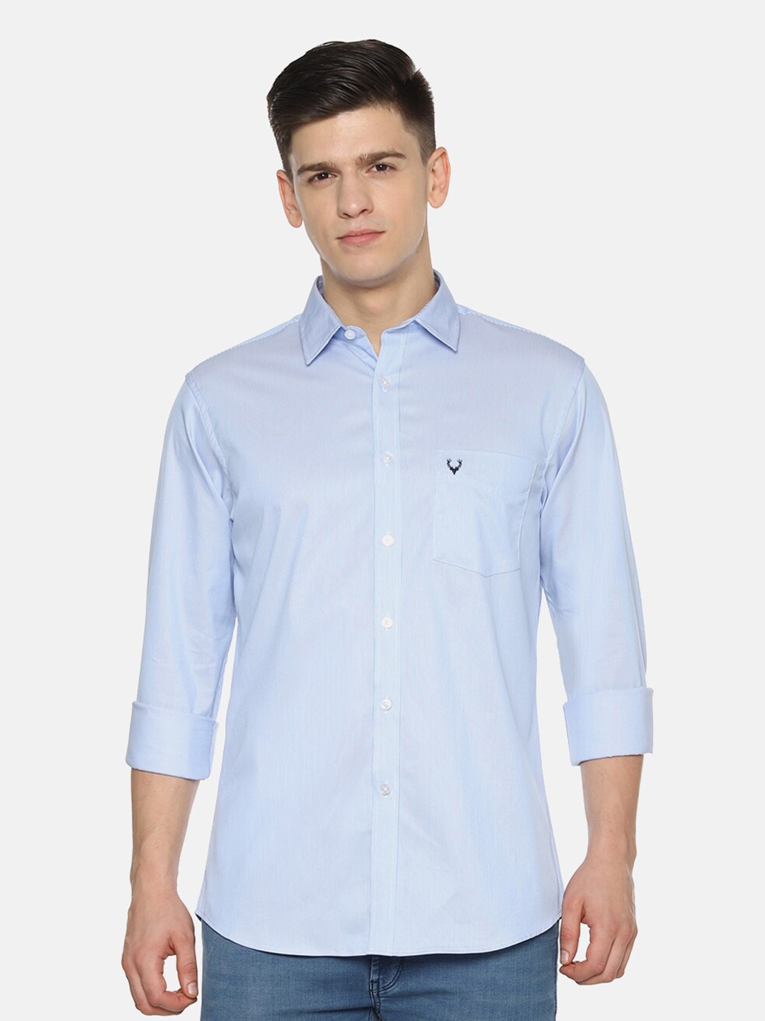 

Allen Solly Men Blue Slim Fit Casual Shirt