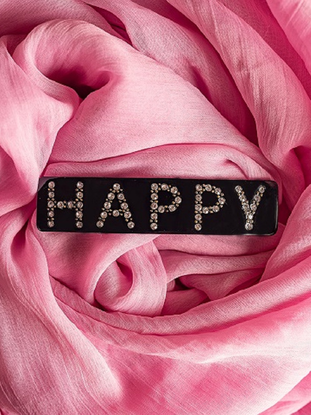 

Lilly & sparkle Women Black Happy Hair Barrette