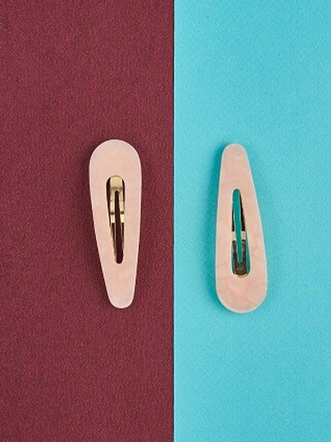 

Lilly & sparkle Women Pink Set of 2 Tic Tac Hair Clip