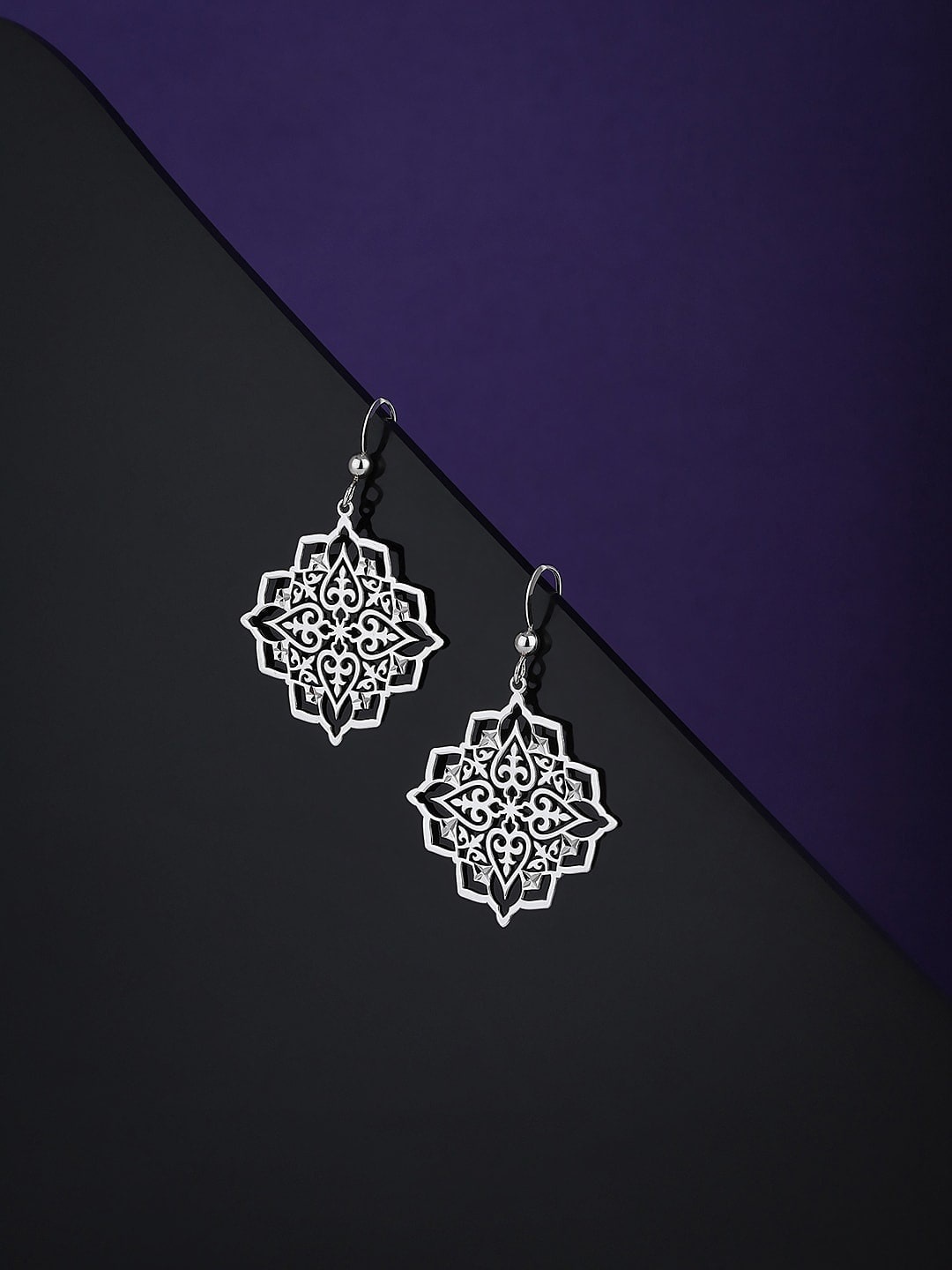 

VANBELLE 925 Sterling Silver Geometric Drop Earrings
