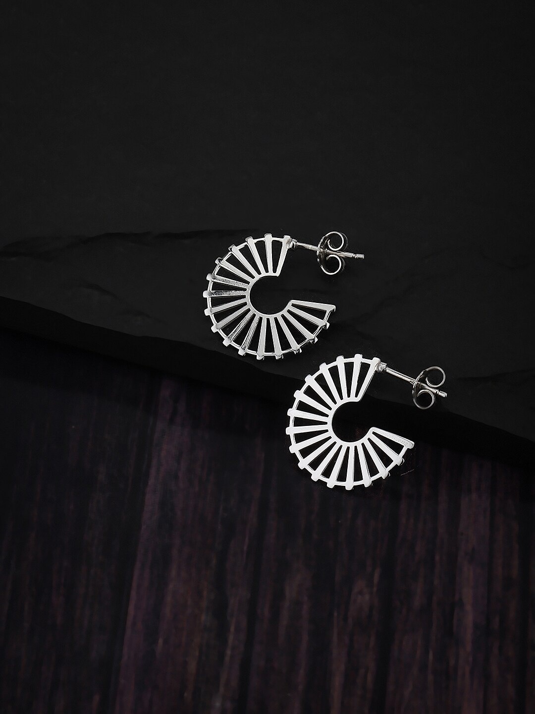 

VANBELLE 925 Sterling Silver Geometric Studs Earrings