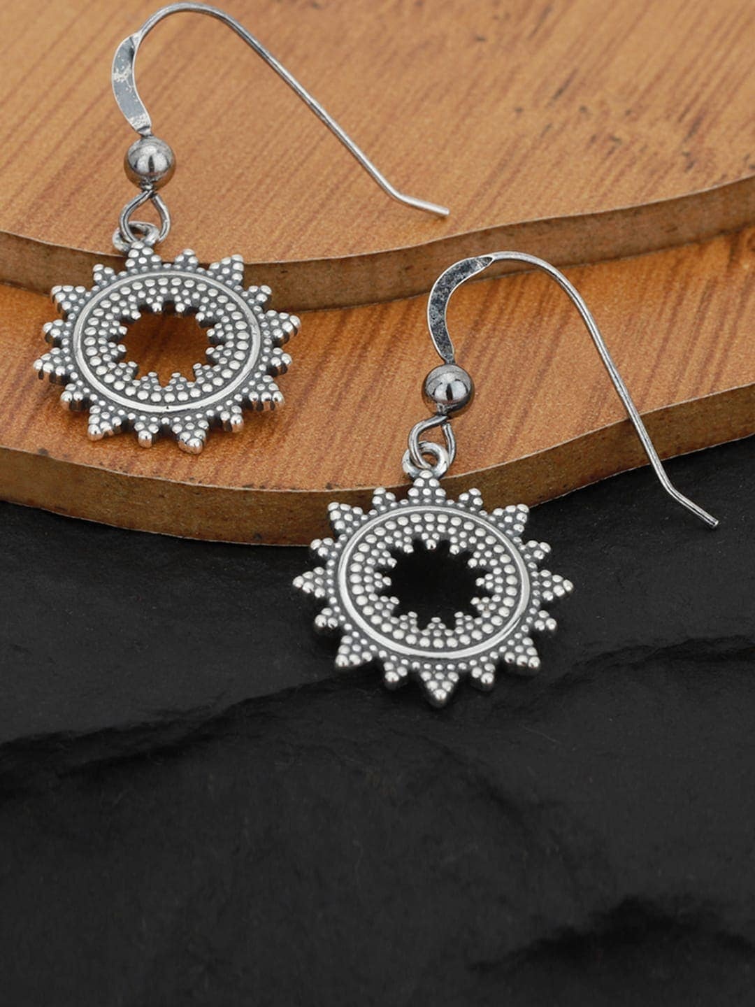

VANBELLE 925 Sterling Silver Contemporary Hoop Earrings