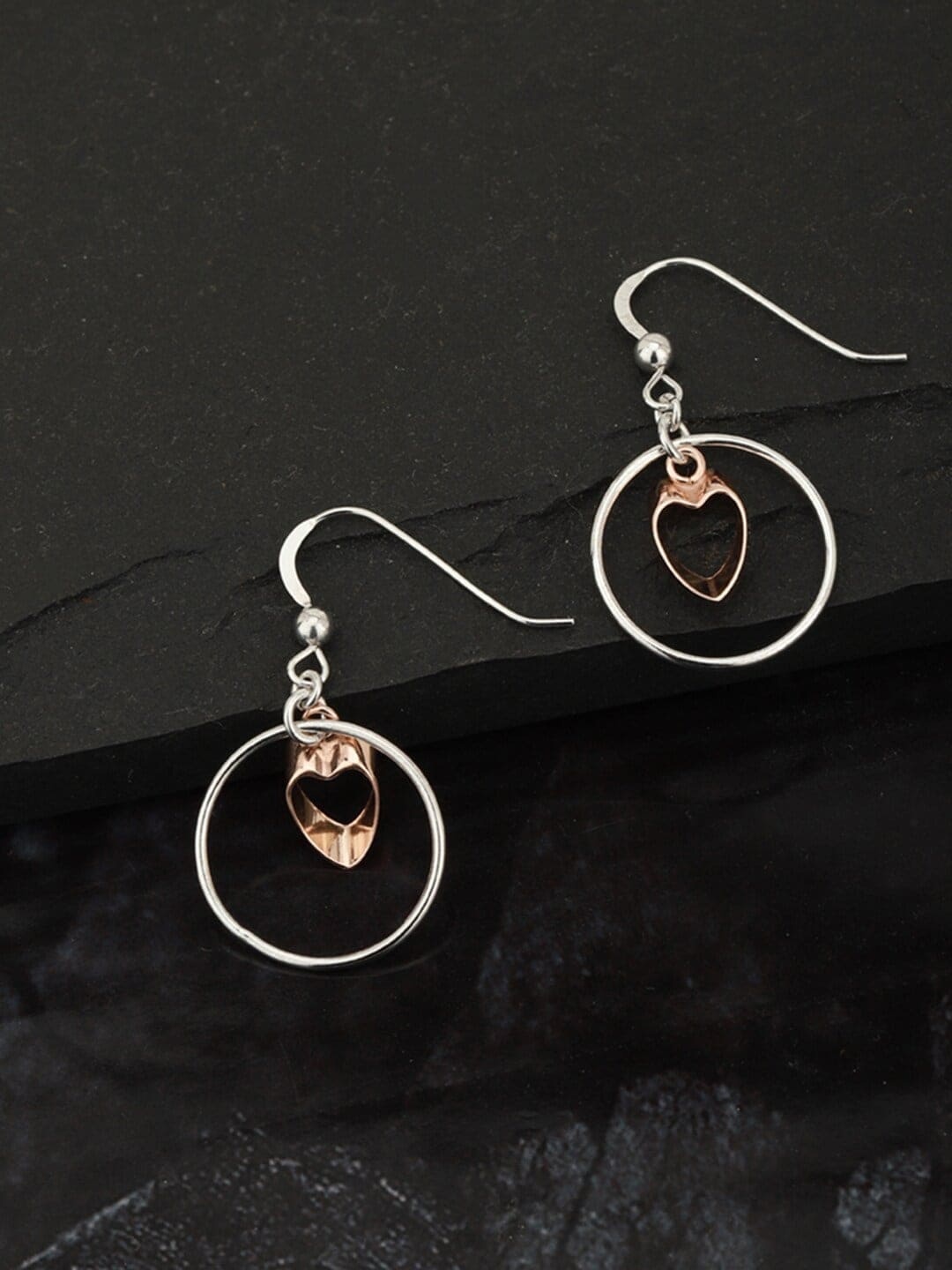 

VANBELLE 925 Sterling Silver Circular Ear Cuff Earrings
