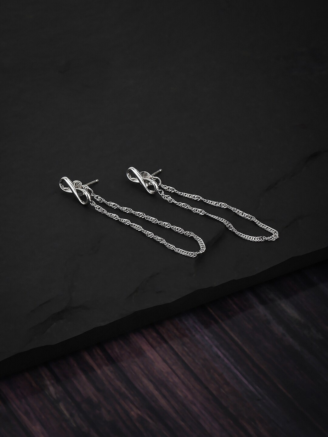 

VANBELLE 925 Silver Sterling Contemporary Ear Cuff Earrings