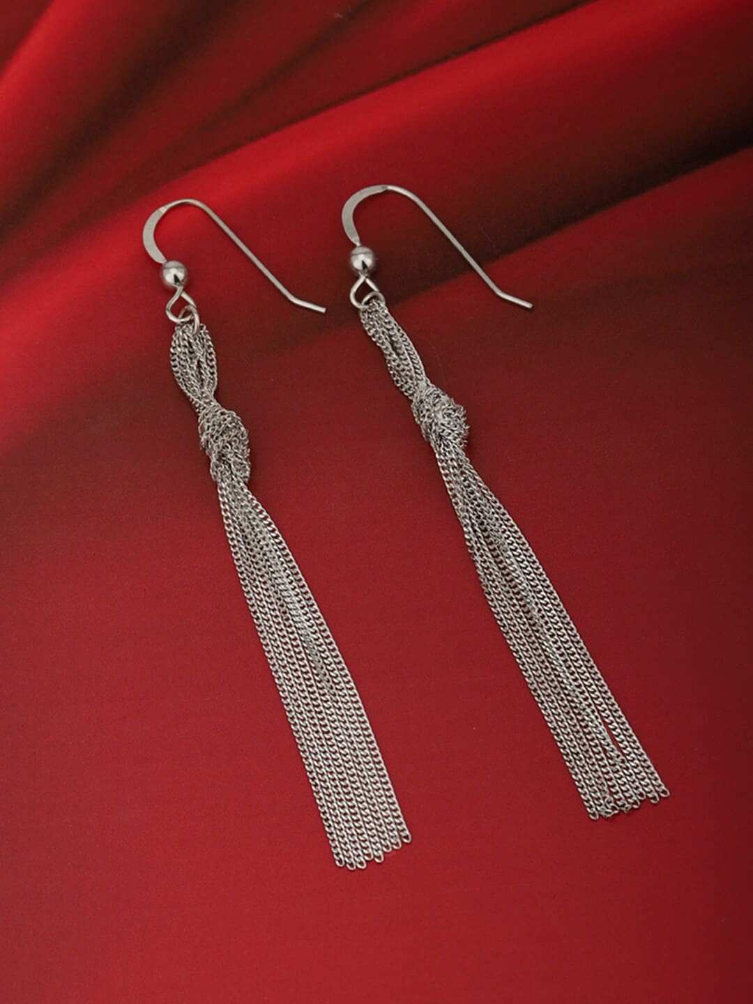 

VANBELLE 925 Sterling Silver Crescent Shaped Drop Earrings