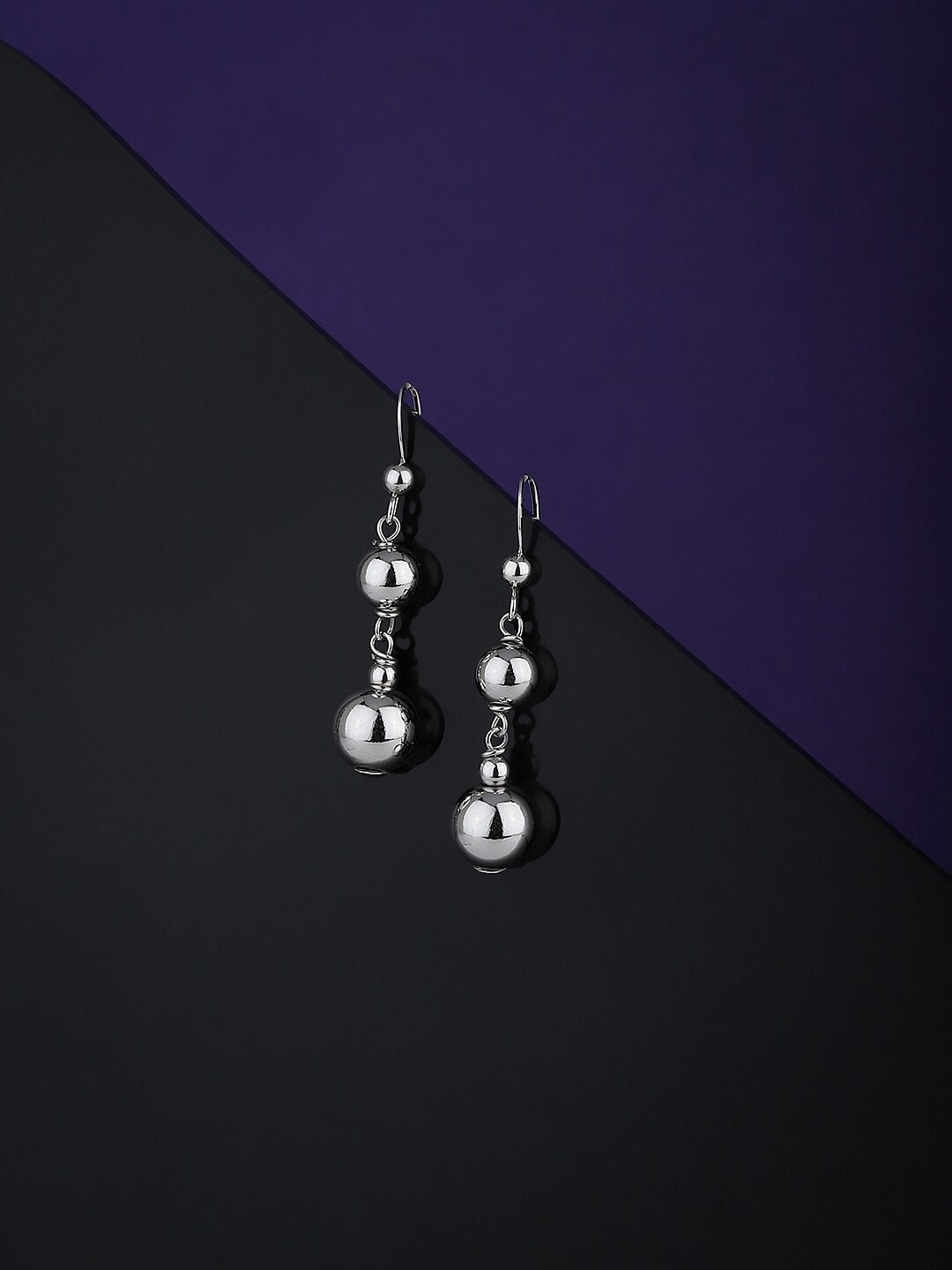 

VANBELLE 925 Sterling Silver Contemporary Drop Earrings
