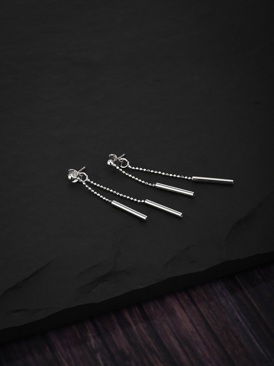 

VANBELLE 925 Sterling Silver Contemporary Drop Earrings