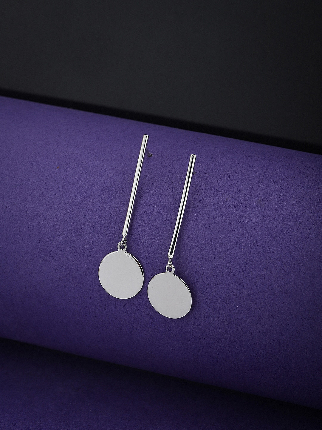 

VANBELLE 925 Sterling Silver Contemporary Drop Earrings