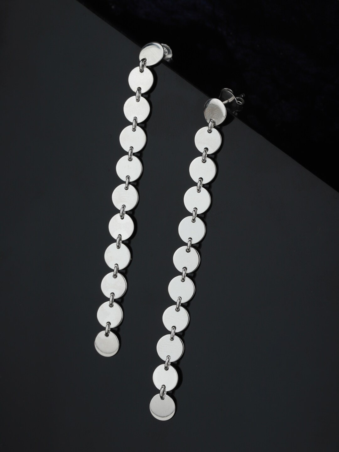

VANBELLE 925 Sterling Silver Contemporary Drop Earrings