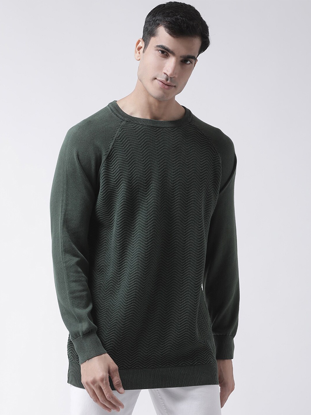 

Club York Men Green Pullover