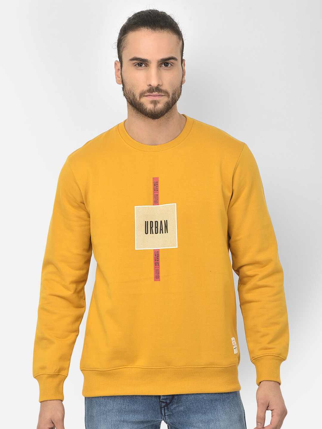 

COBB Men Mustard Sweatshirt