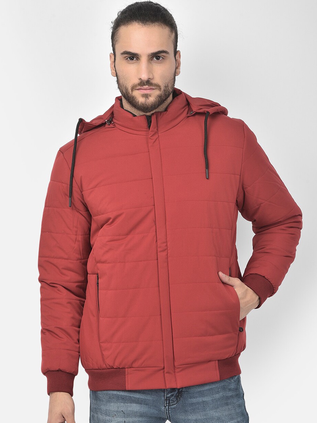 

COBB Men Red Lightweight Padded Jacket