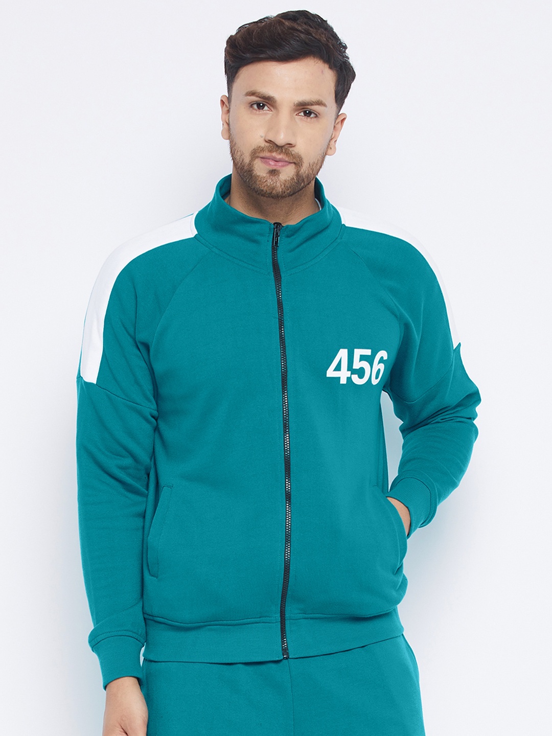 

FUGAZEE Men Teal Sweatshirt
