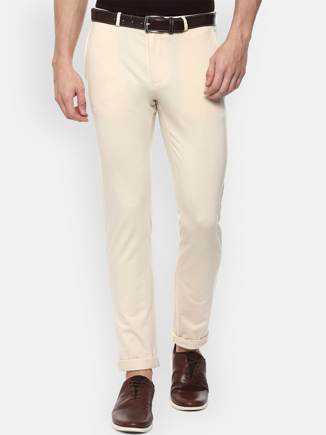

Louis Philippe Sport Men Beige Slim Fit Trousers