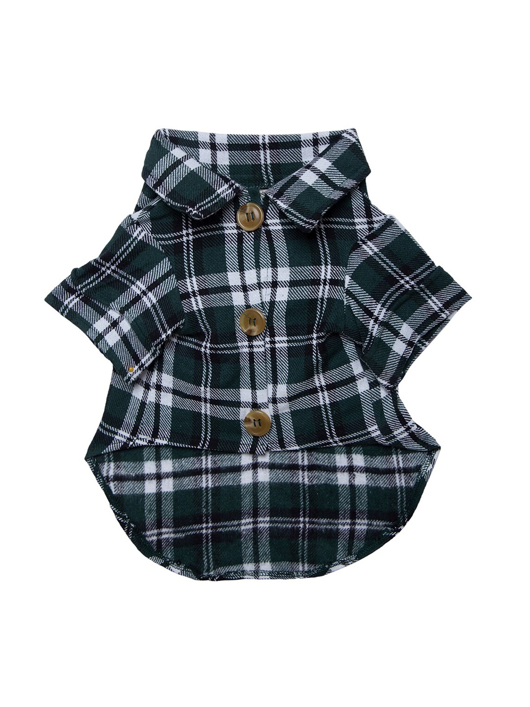 

Lulala Green Checked Dog Shirt