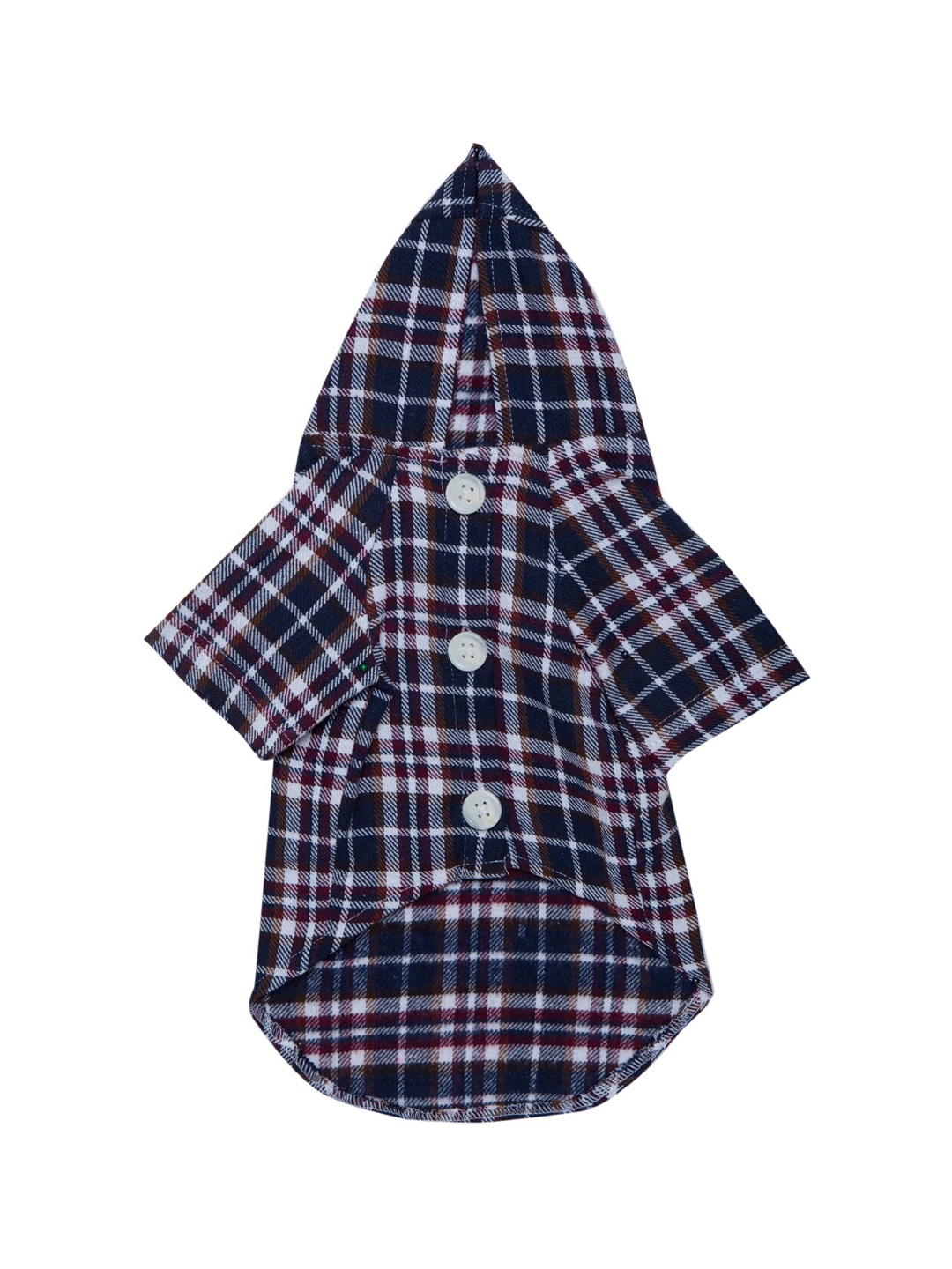 

Lulala Multi Plaid Dog Hoodie Jacket (L)