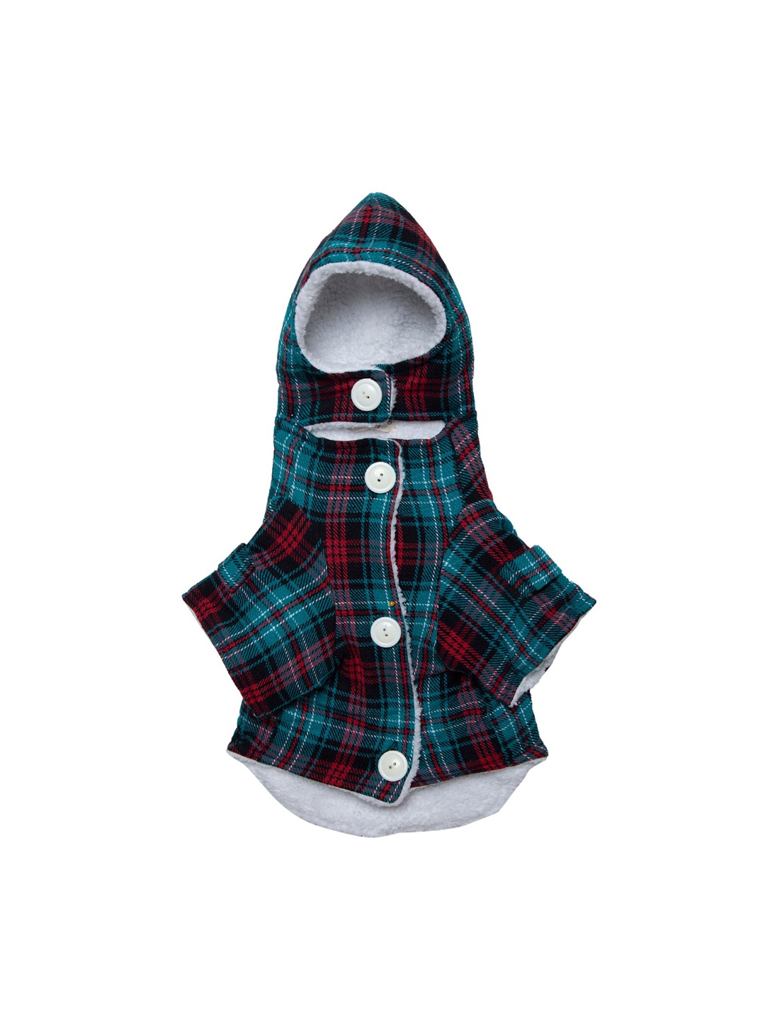 

Lulala Green Checked Extra Warm Dog Hoodie