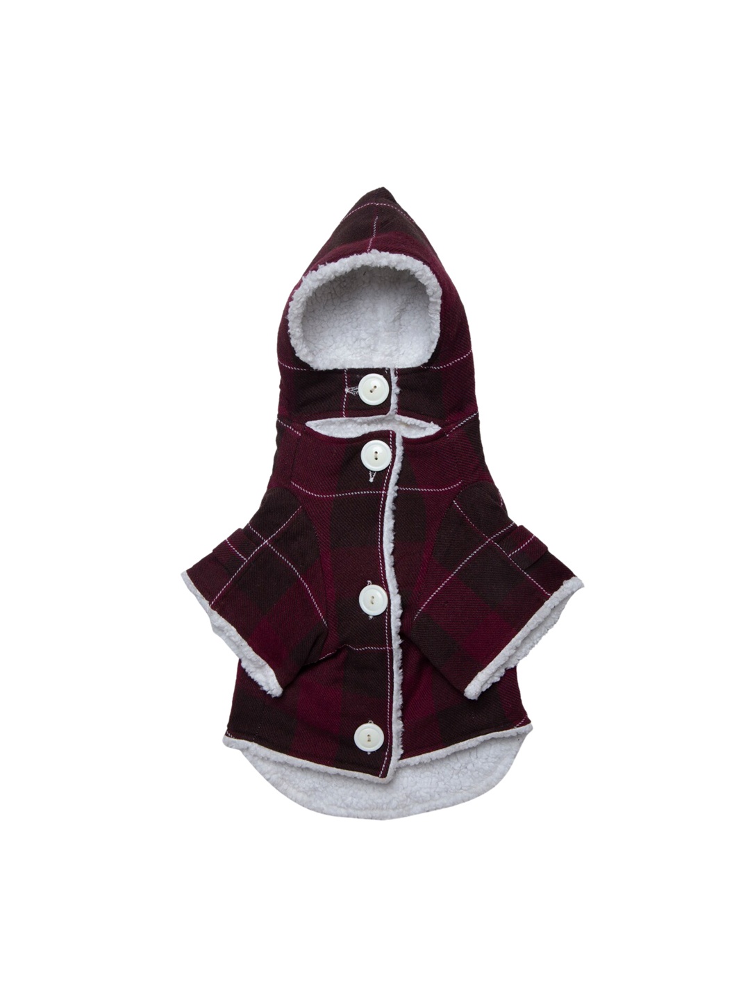 

Lulala Brown Dog Frog Shape Hoodie (S)