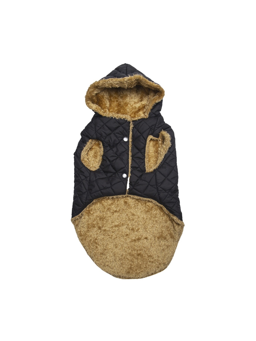 

Lulala Dog Fleece Lining Vest Winter Coat Hoddie Jacket, Cream