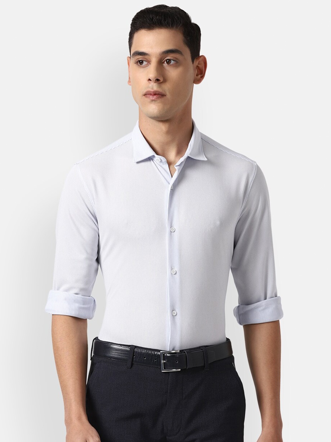 

Louis Philippe Sport Men White Slim Fit Formal Shirt