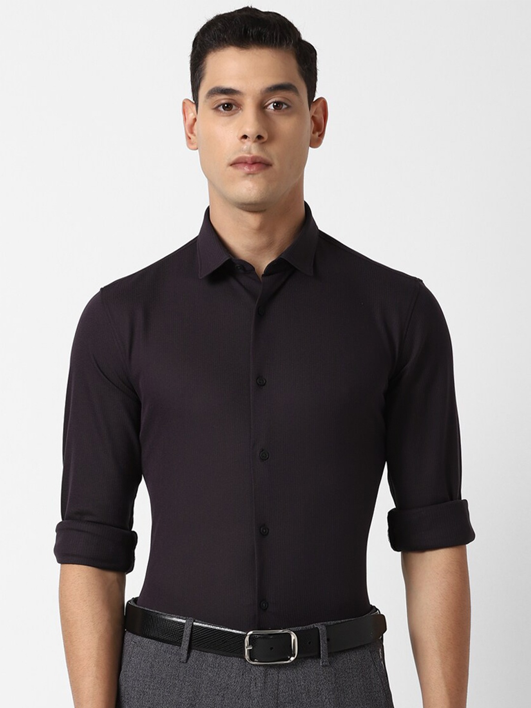 

Louis Philippe Sport Men Black Slim Fit Formal Shirt