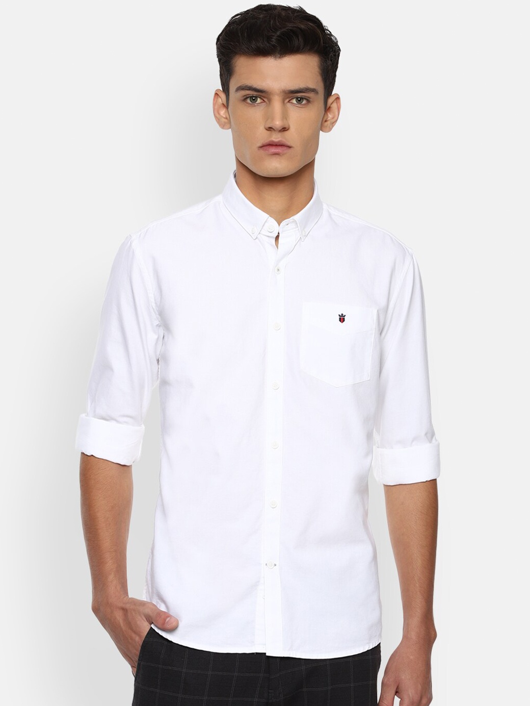 

Louis Philippe Sport Men White Slim Fit Opaque Casual Shirt