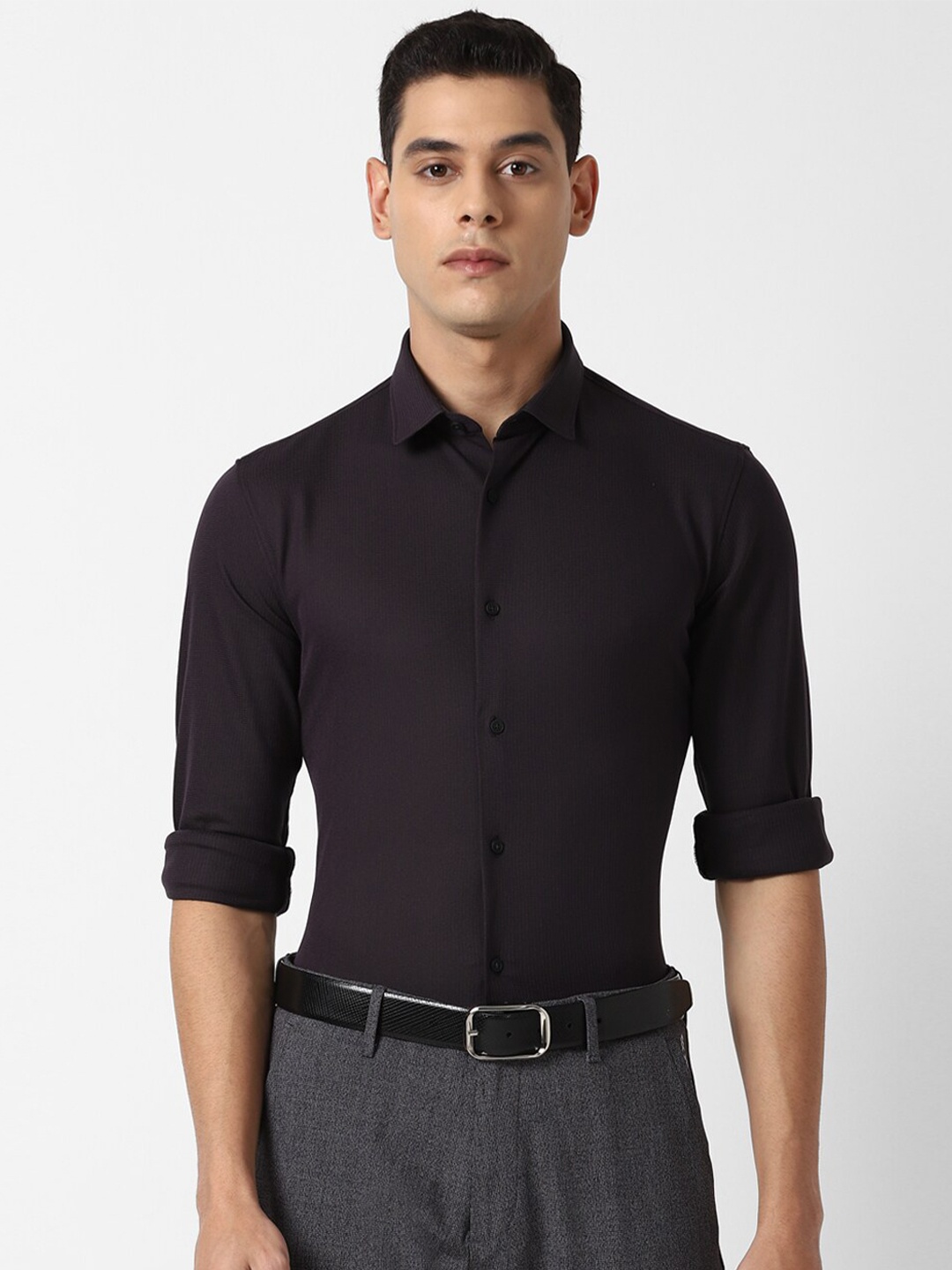 

Louis Philippe Sport Men Black Slim Fit Formal Shirt