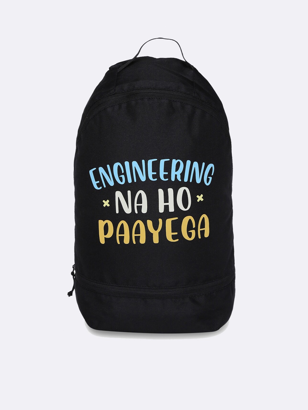

Bewakoof Unisex Black Graphic Backpack