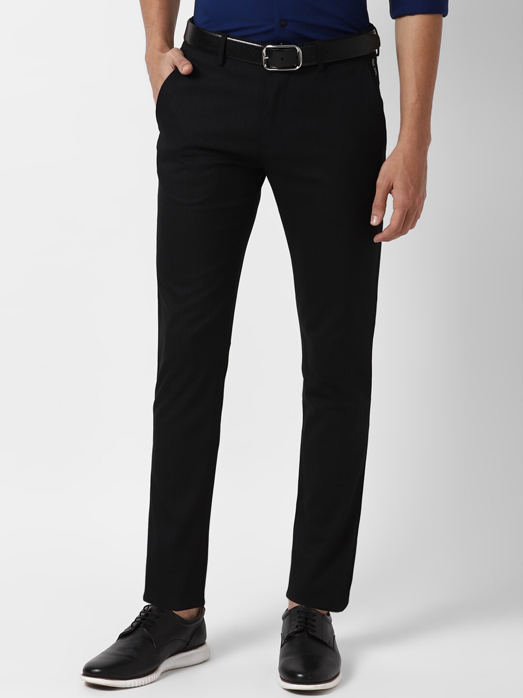 

Louis Philippe Sport Men Black Slim Fit Trousers