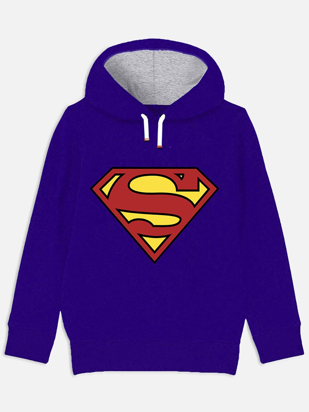 

YK Justice League Boys Blue Printed Hooded Sweatshirt