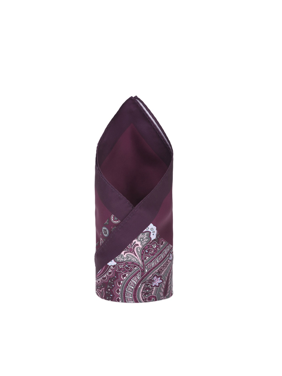 

Van Heusen Men Purple & White Ethnic Motifs Printed Pocket Square