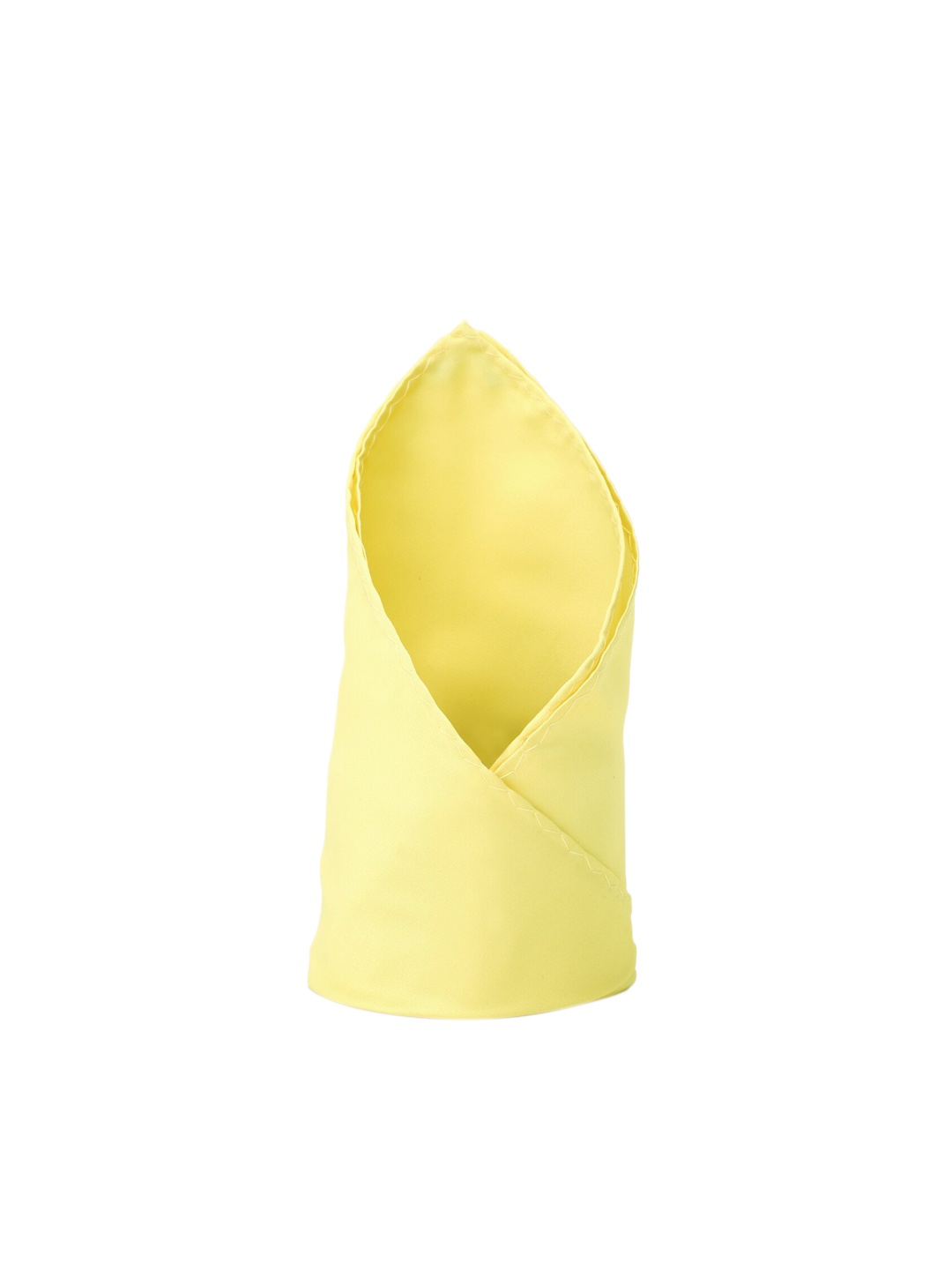 

Van Heusen Men Yellow Solid Microfibre Pocket Square
