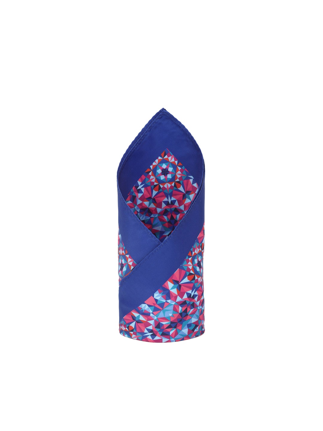 

Van Heusen Men Blue & Pink Printed Pocket Square