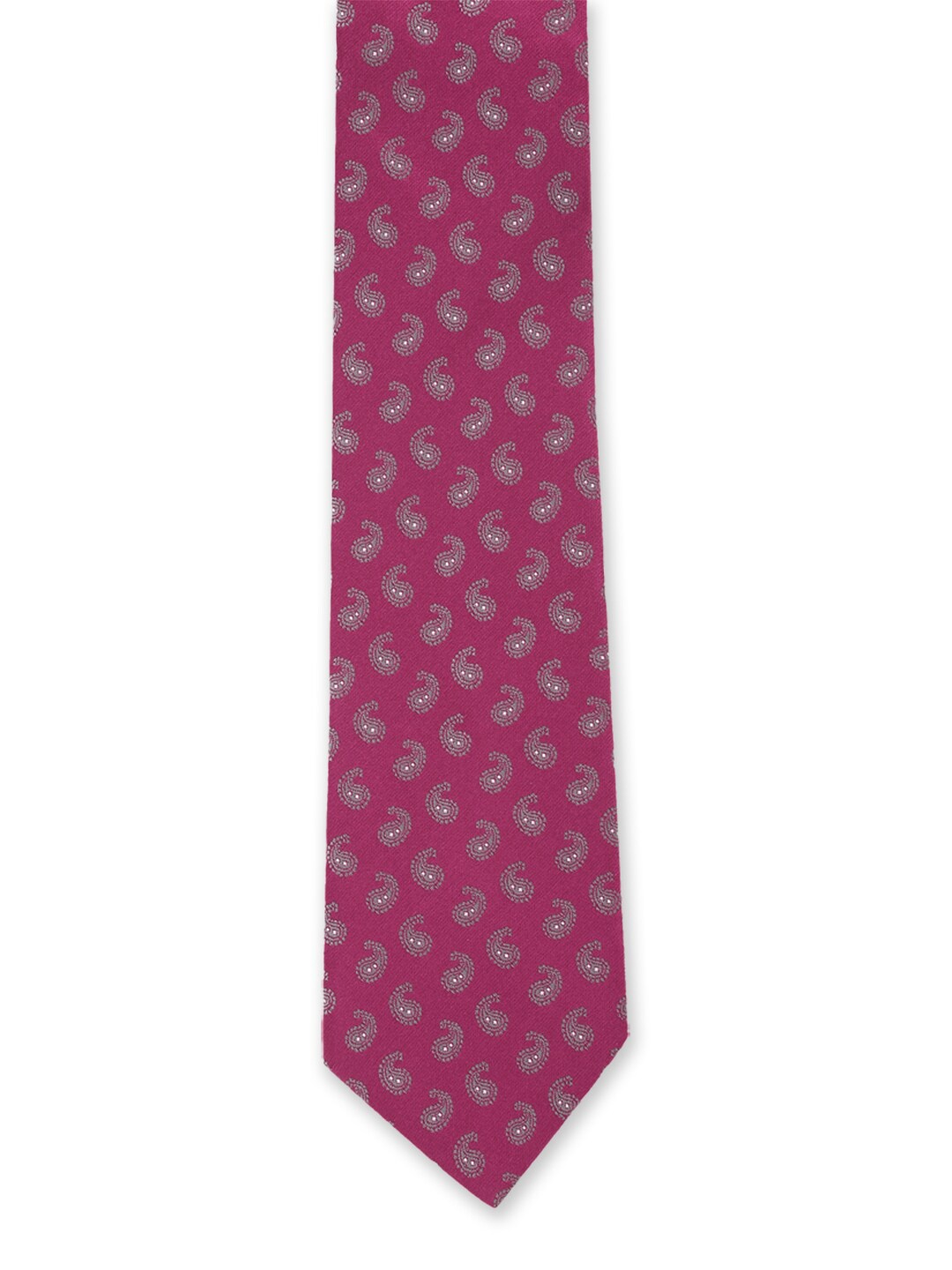 

Van Heusen Men Pink & Grey Woven Design Skinny Tie