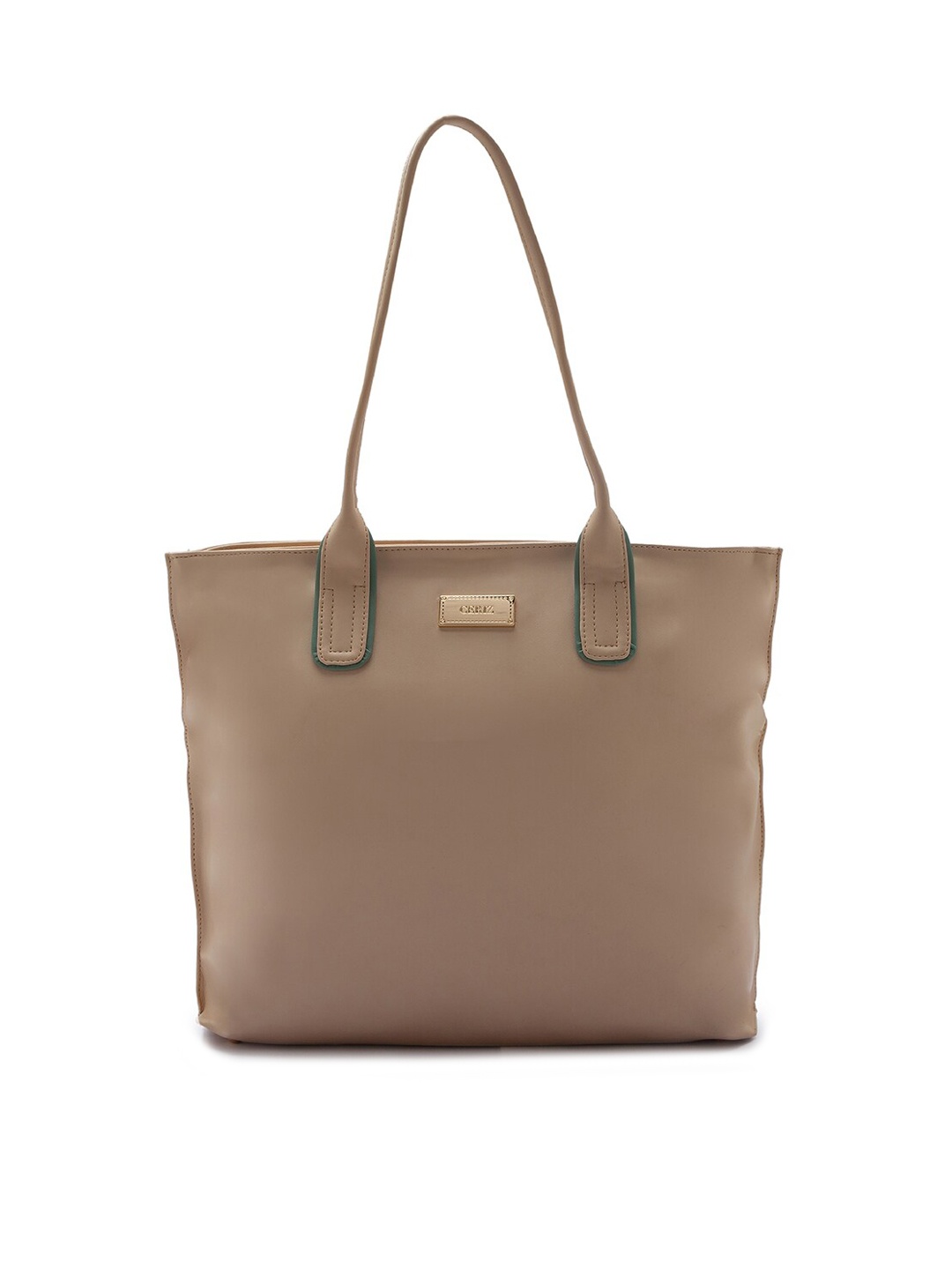 

CERIZ Beige Shopper Tote Bag