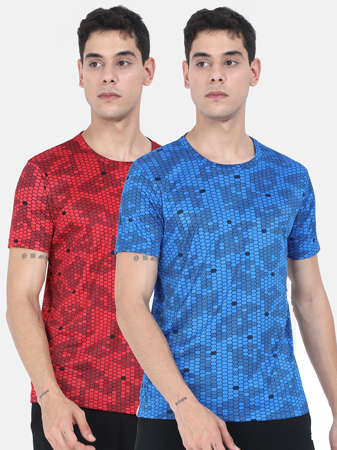 

Masculino Latino Men Assorted Pack Of 2 Printed T-shirt