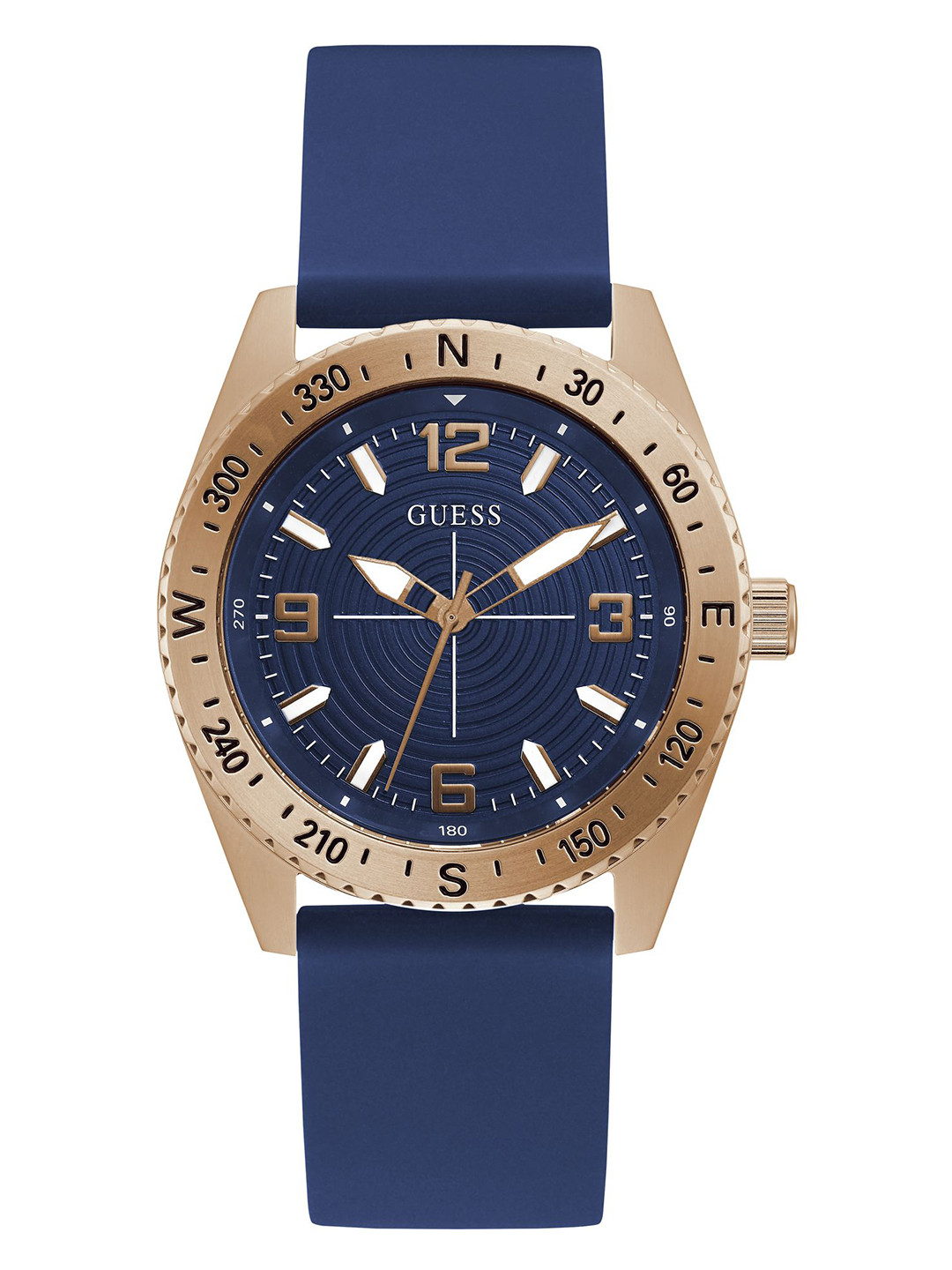 

GUESS Women Blue Dial & Blue Straps Analogue Watch GW0361G1, Navy blue
