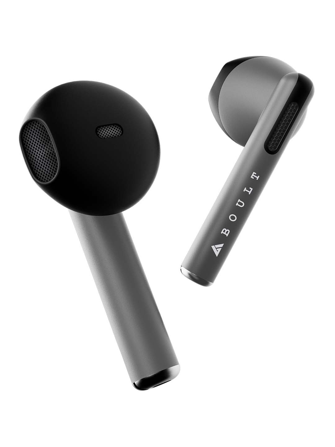 

BOULT AUDIO Yellow AirBass XPods True Wireless Bluetooth Earbuds, Black
