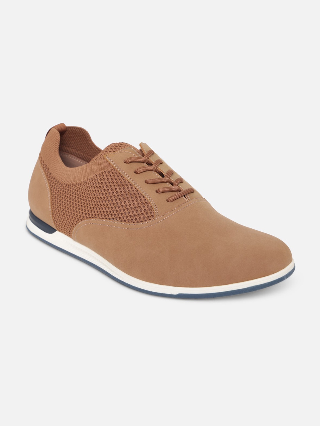 

ALDO Men Brown Woven Design Oxfords