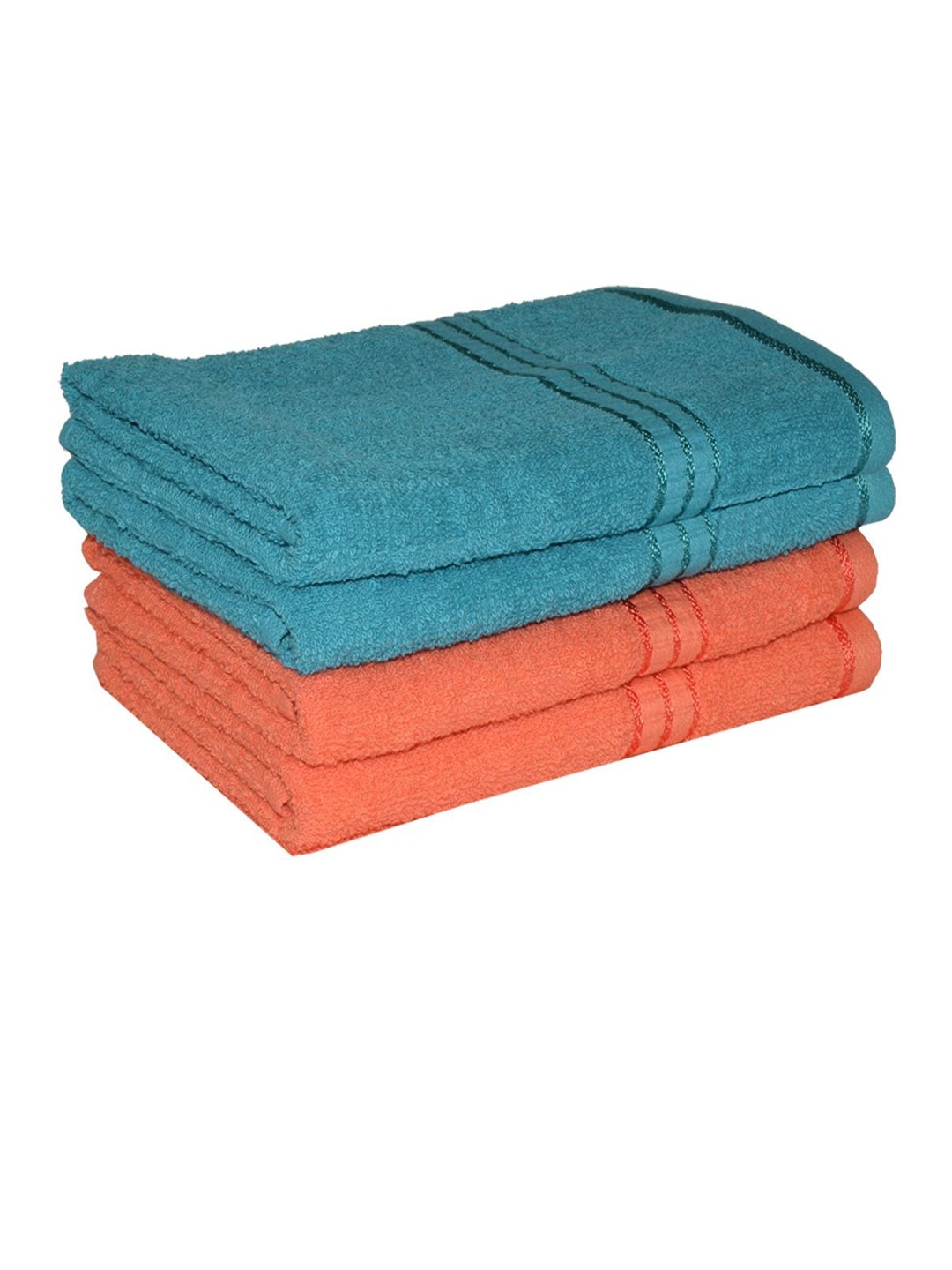 

BIANCA Set Of 8 Pure Cotton Terry Hand Towel, Turquoise blue