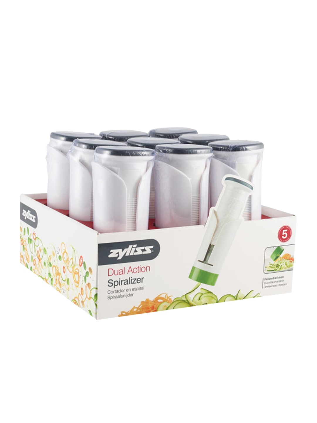 

Zyliss White & Green Solid Spiralizer