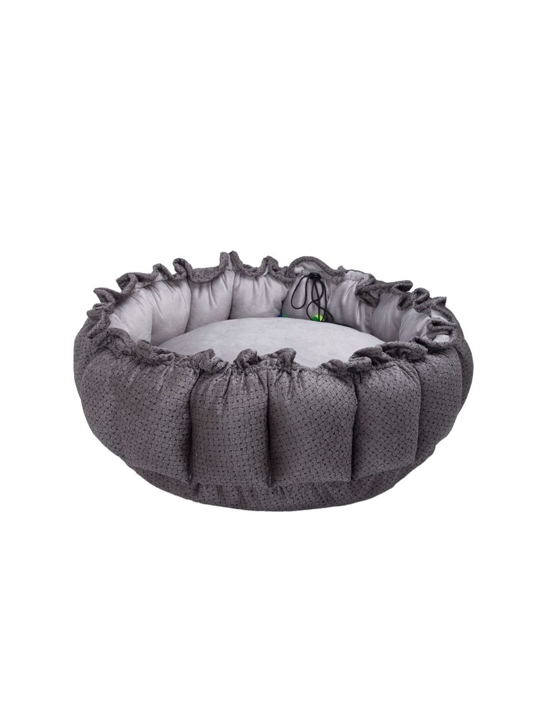 

Lulala Grey Printed Reversible Cotton Orthopedic Pet Bed