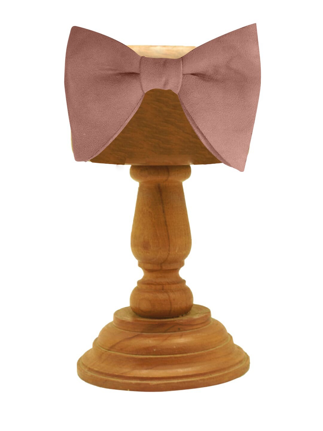 

MUTAQINOTI Men Peach Bow Tie