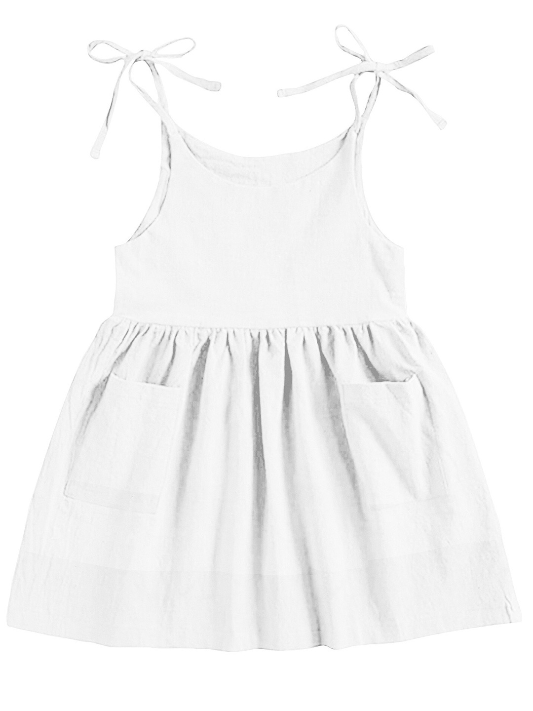 THE BABY ATELIER Girls Off White Nightdress