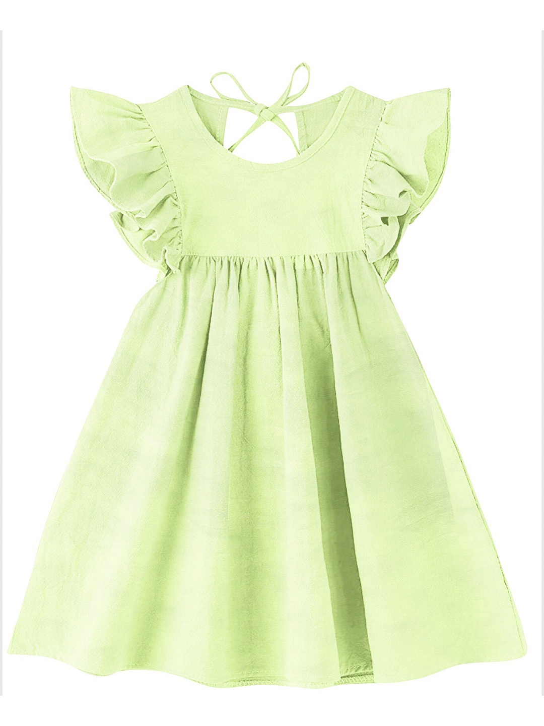 

THE BABY ATELIER Girls Green Organic Cotton Nightdress