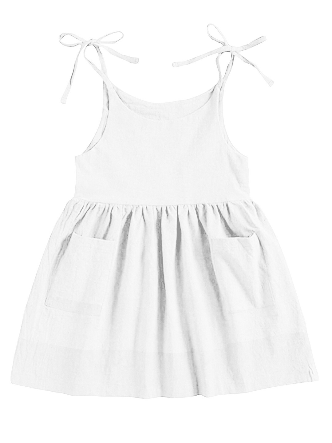 

THE BABY ATELIER White A-Line Dress