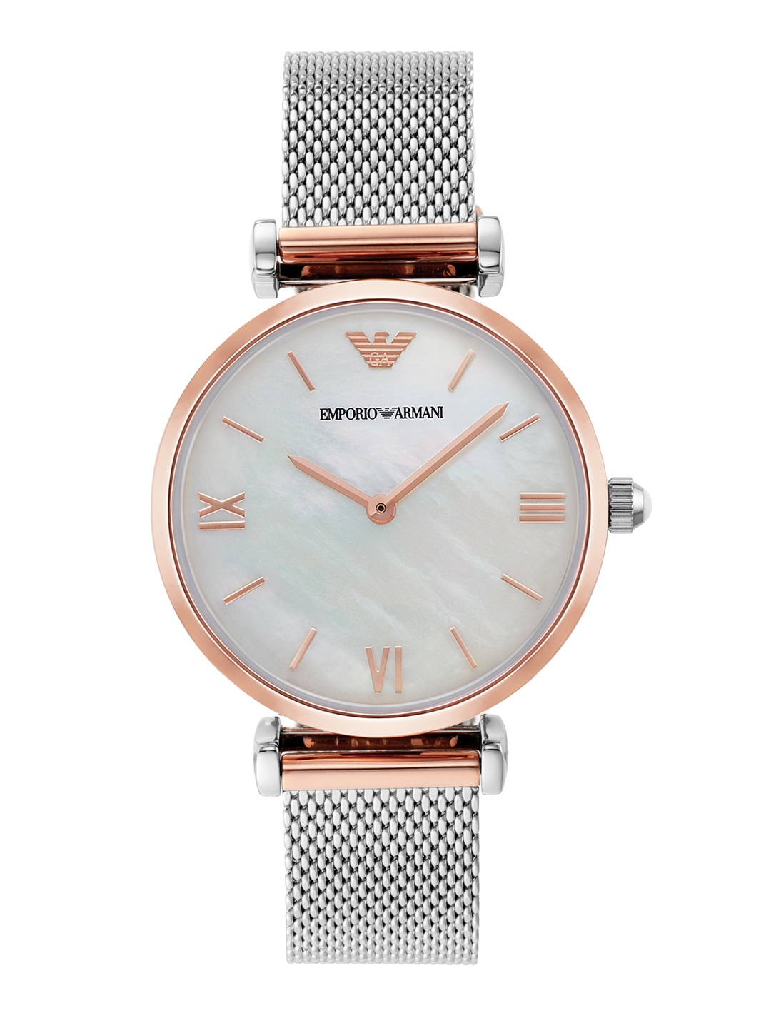 

Emporio Armani Women Pearly White Analogue Watch AR2067I-2