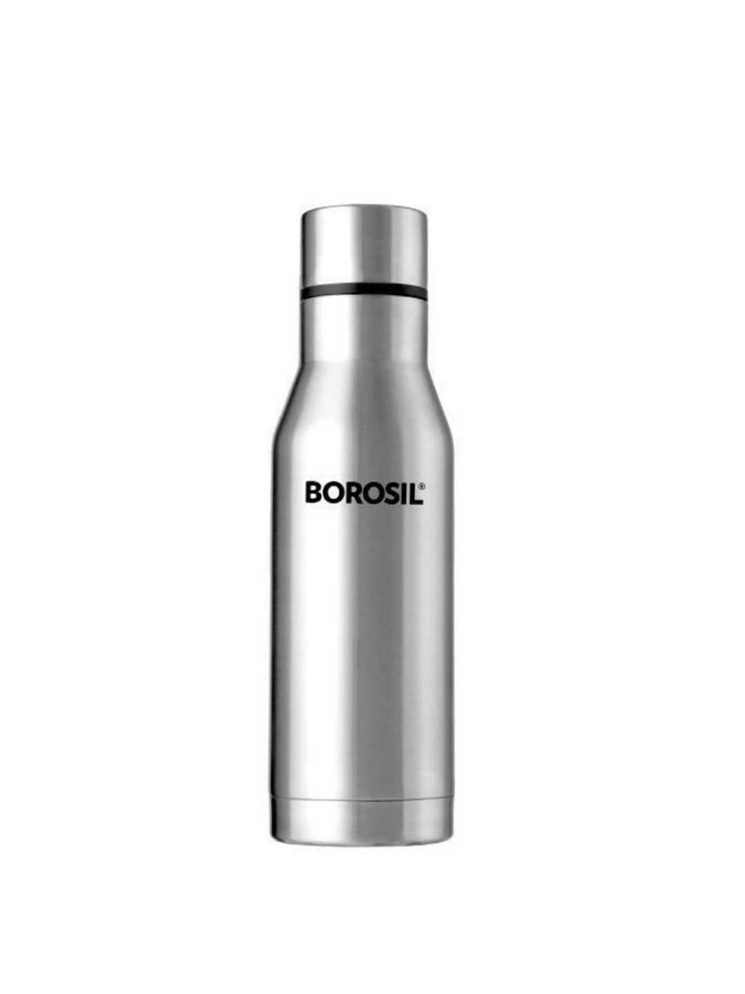 

BOROSIL Aqua Double Wall Vaccum Insulated 24hrs Hot & Cold Water Bottle Flask 750ml, Silver
